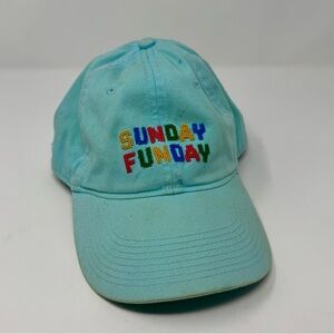 Smathers & Branson | “Sunday Funday” Aqua Hat, One Size - GUC